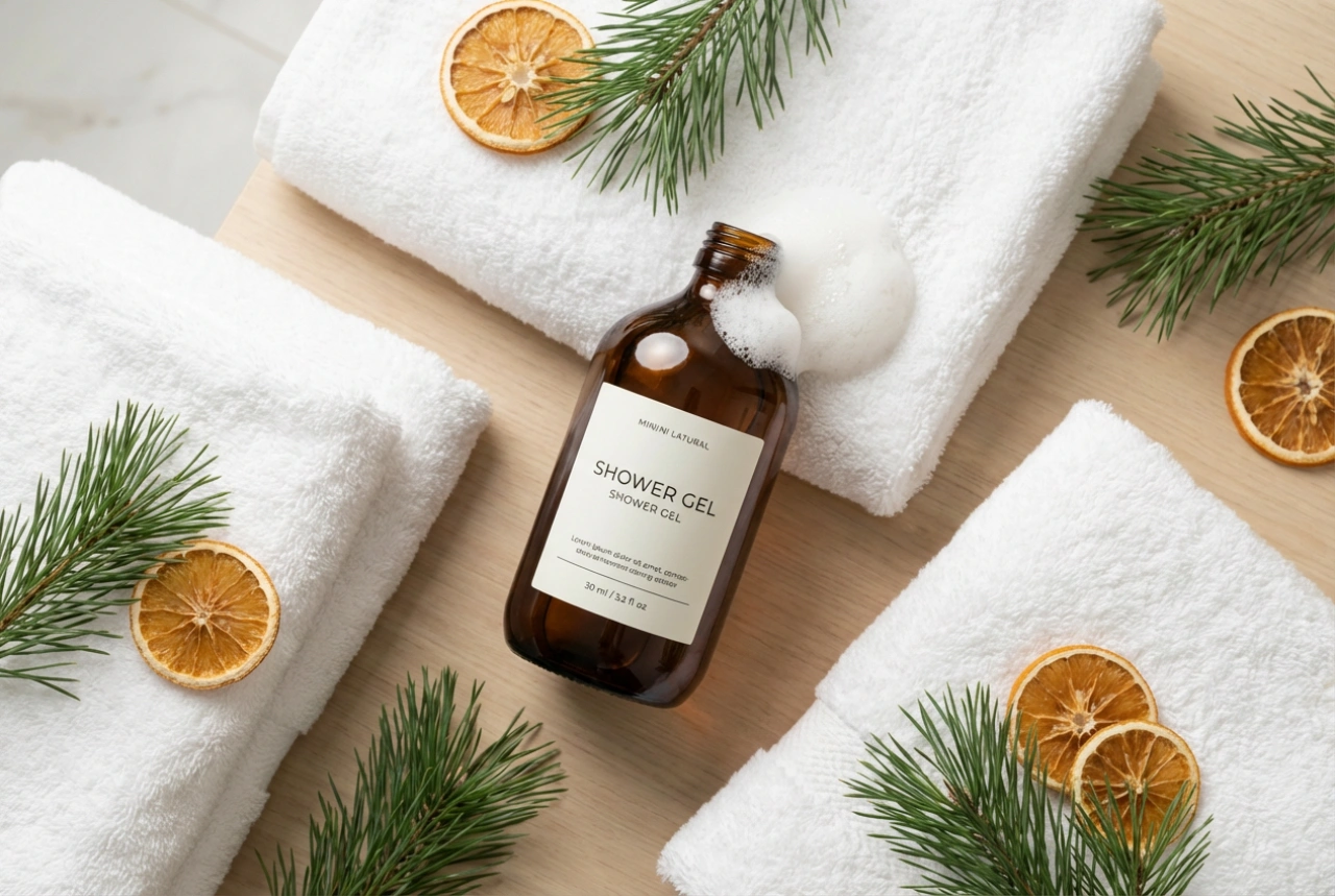 Praznični gel za tuširanje: dišave, pena in zimska nega