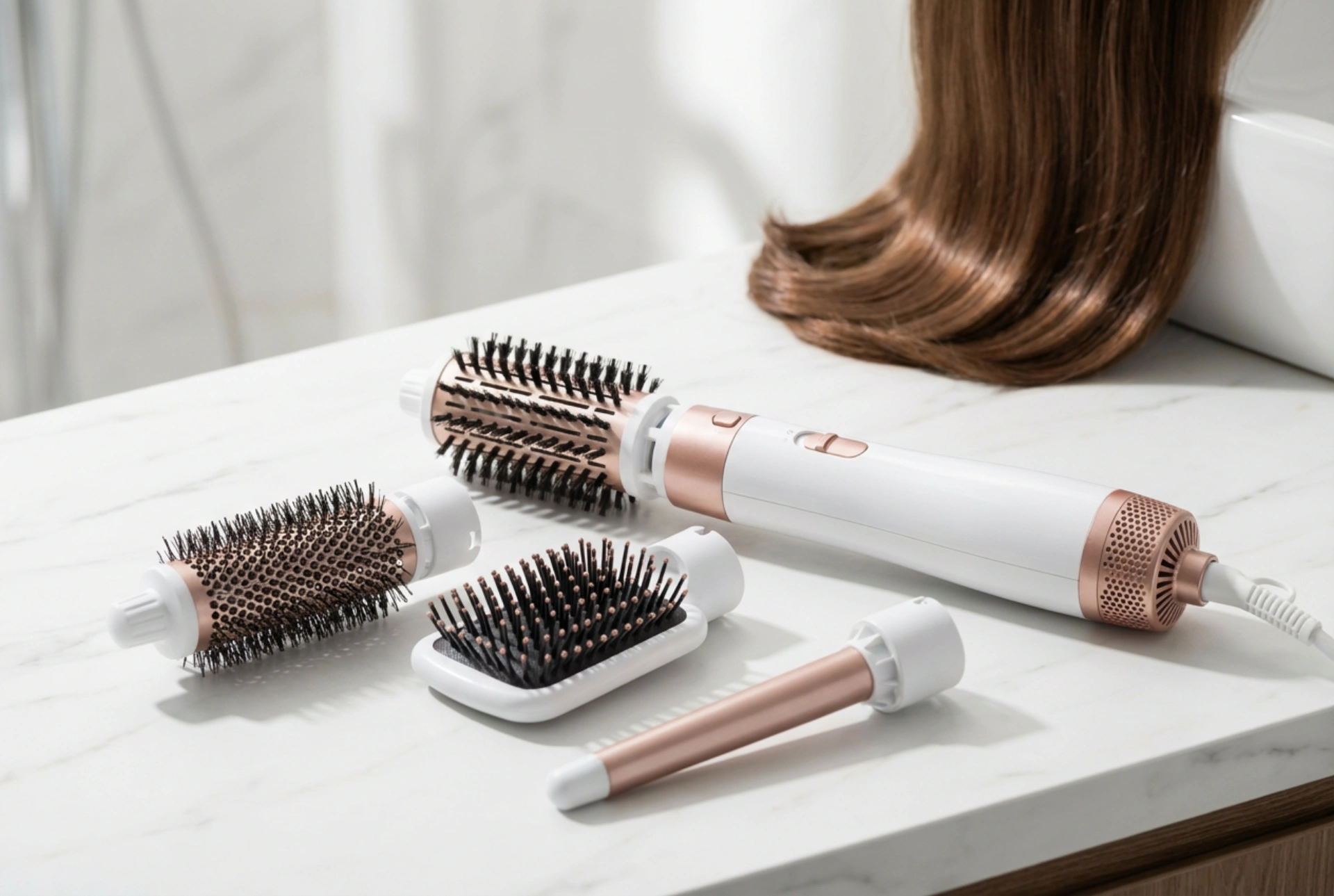 Rotacijska krtača za lase: kako obvladati vrtenje, izbrati nastavke in zaščititi konice