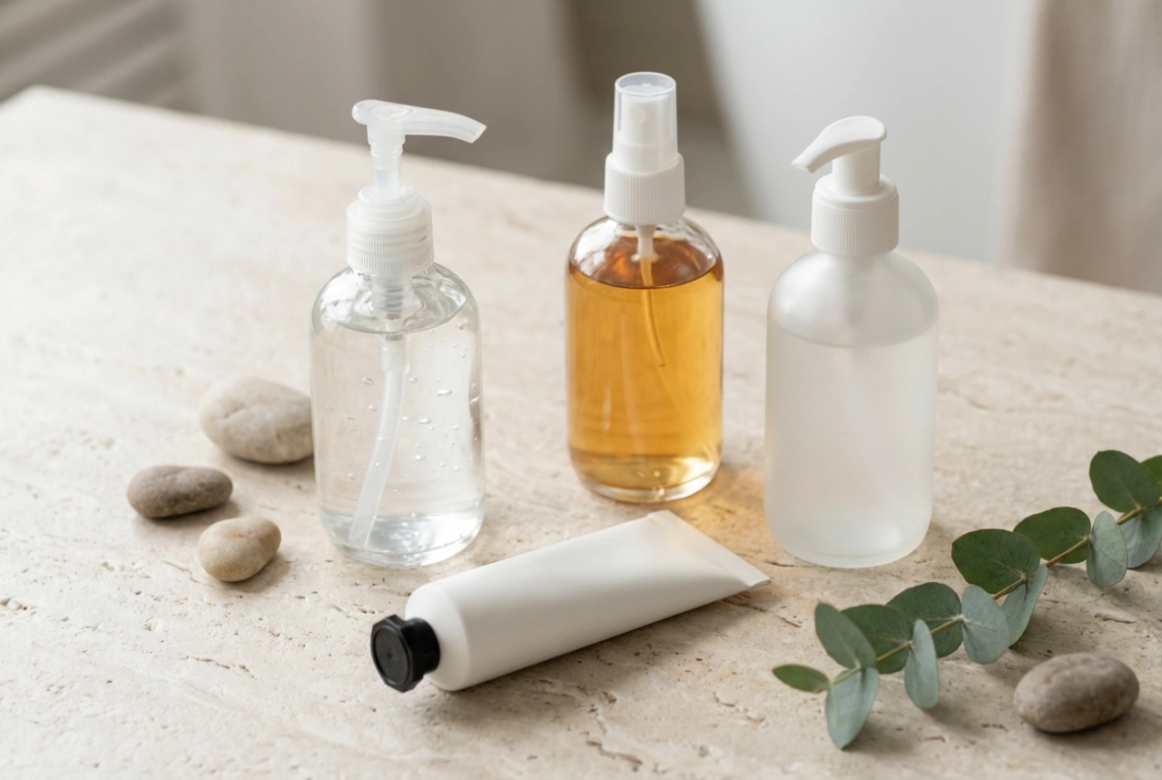 Izbira razkužila za roke: formule, embalaža in nega po uporabi