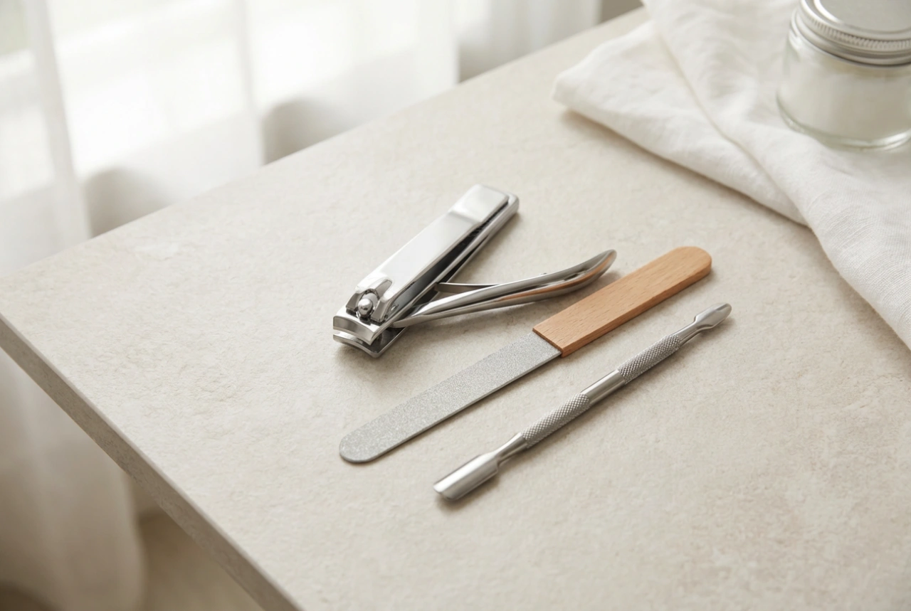 Set za manikuro: osnovni elementi, shranjevanje in higiena