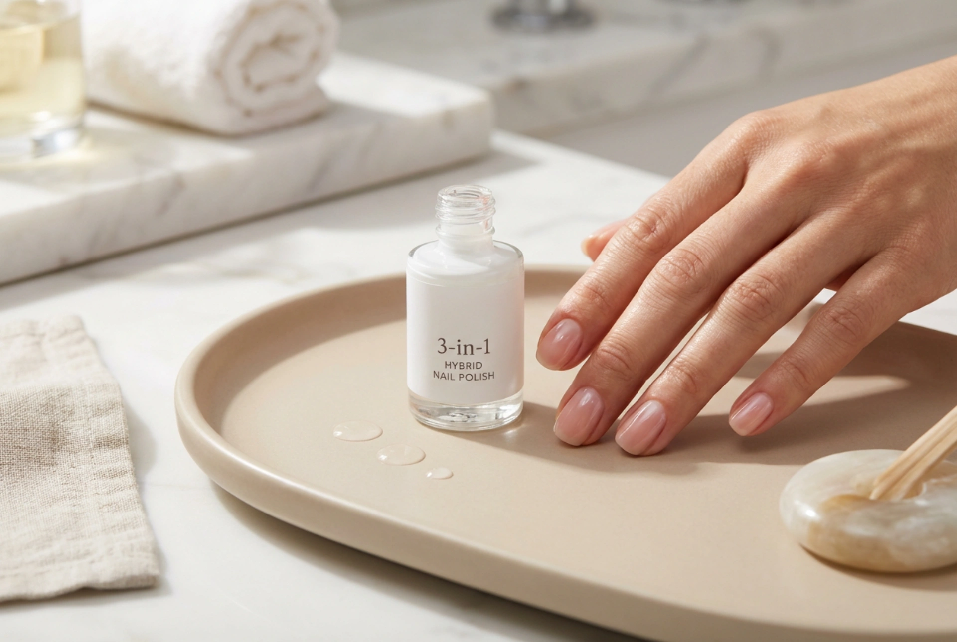 Hibridni lak 3 v 1: kdaj ga uporabiti in kako ga nanesti brez lis
