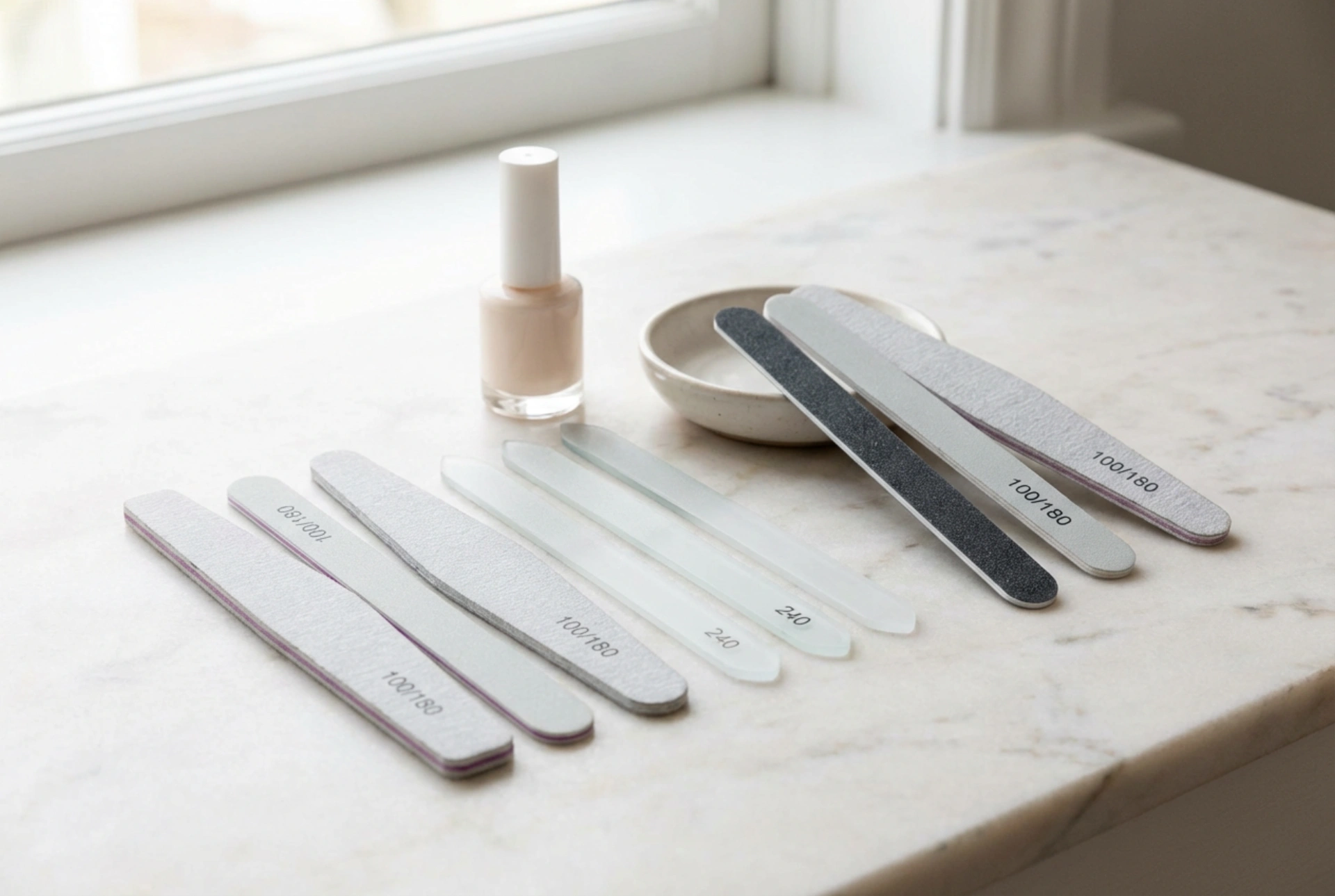 Pilice za nohte 100/180: kako izbrati pravo zrnatost za različne naloge