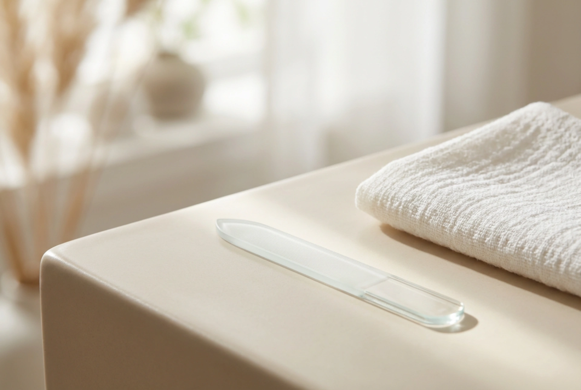 Steklena pilica: kako skrbeti za robove nohtov in čistost pripomočka