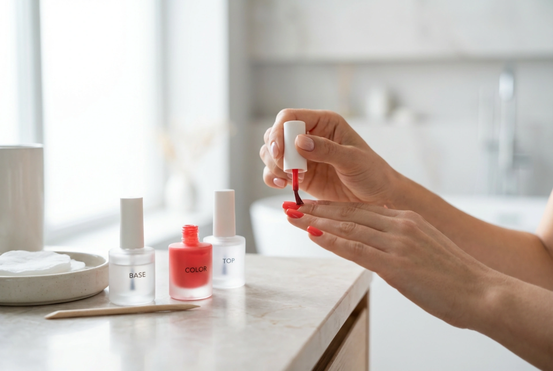 Hibridni nohti korak za korakom: priprava, podlak, barva, nadlak