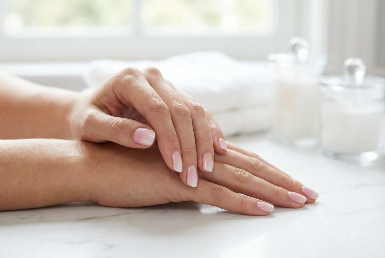 Roza in beli nohti: Baby boomer, francoska manikira in nežne poslikave