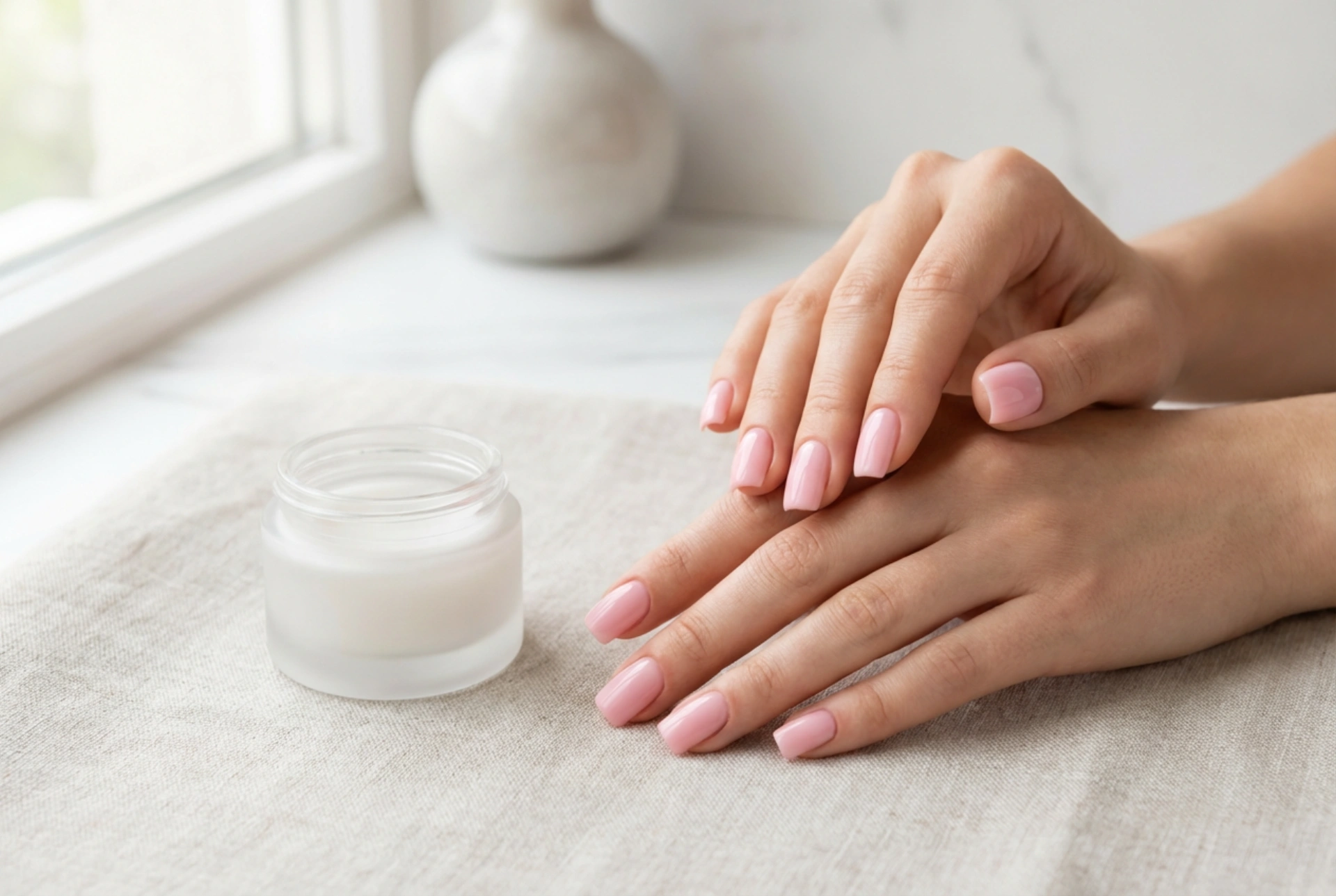 Rožnati kvadratni nohti: Kako doseči popolno manikuro brez prog