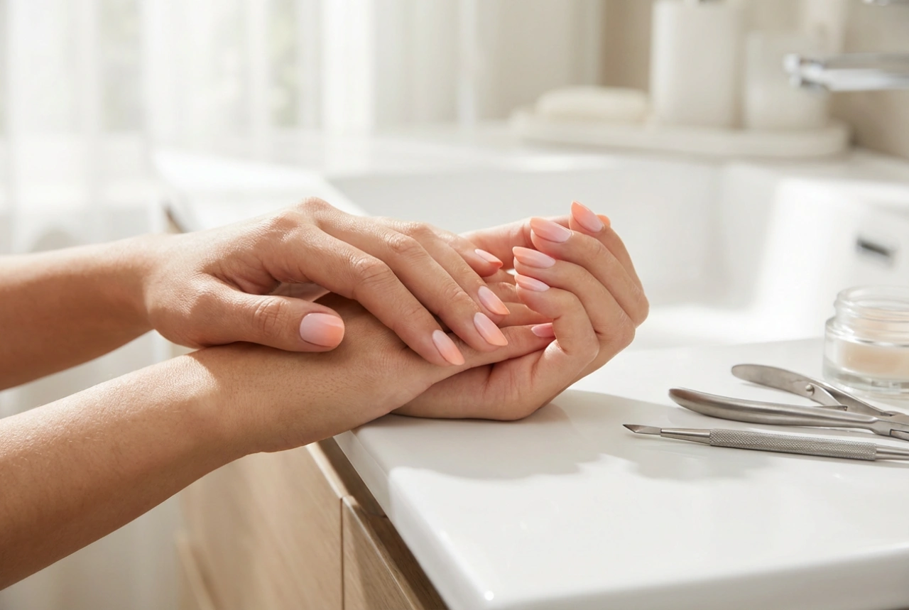 Senčeni nohti s tremi tehnikami: gobica, čopič, airbrush