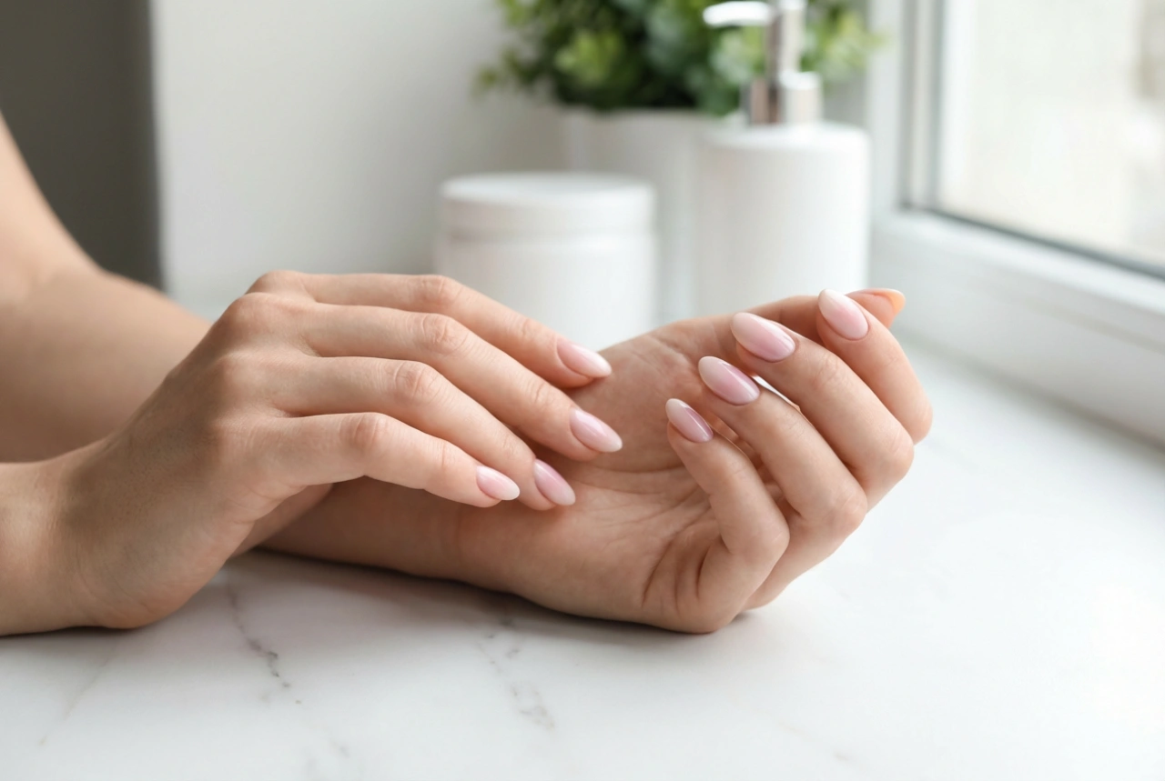 Lähirõsa Ombre Niyapothu: Pastel saha Nude Varnavala Suraumya Gradient-aya