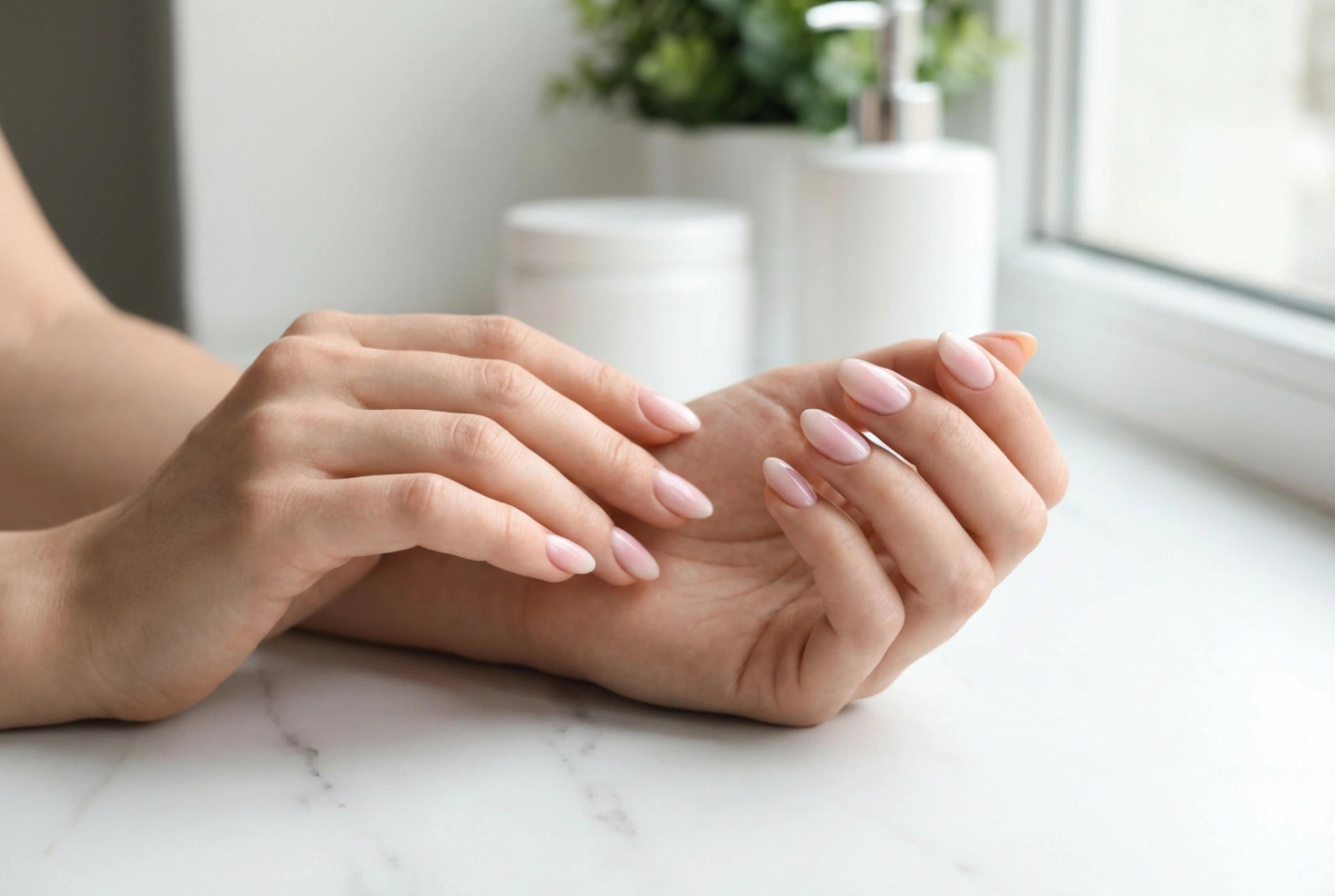 Lähirõsa Ombre Niyapothu: Pastel saha Nude Varnavala Suraumya Gradient-aya