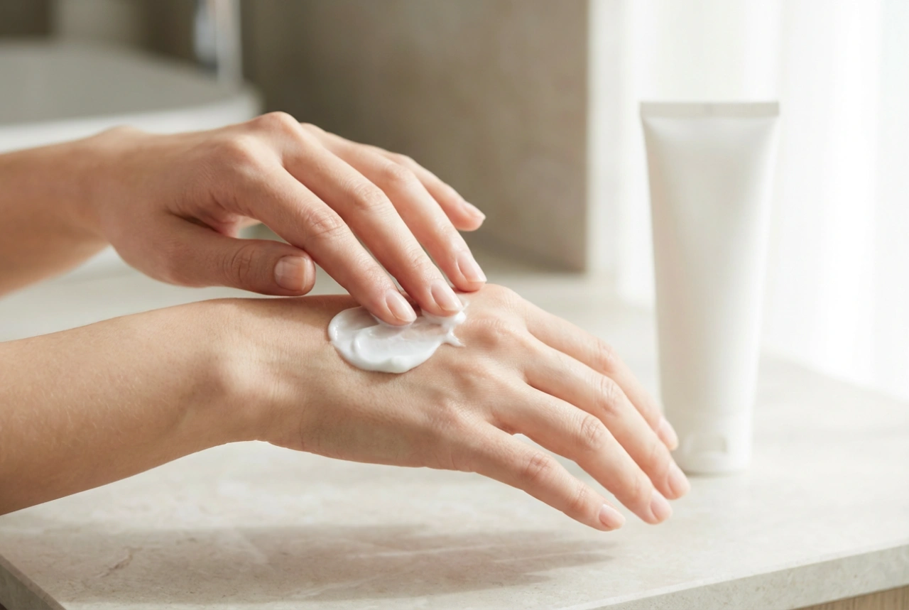 Krema za suhe roke: kako okrepiti vlaženje čez dan