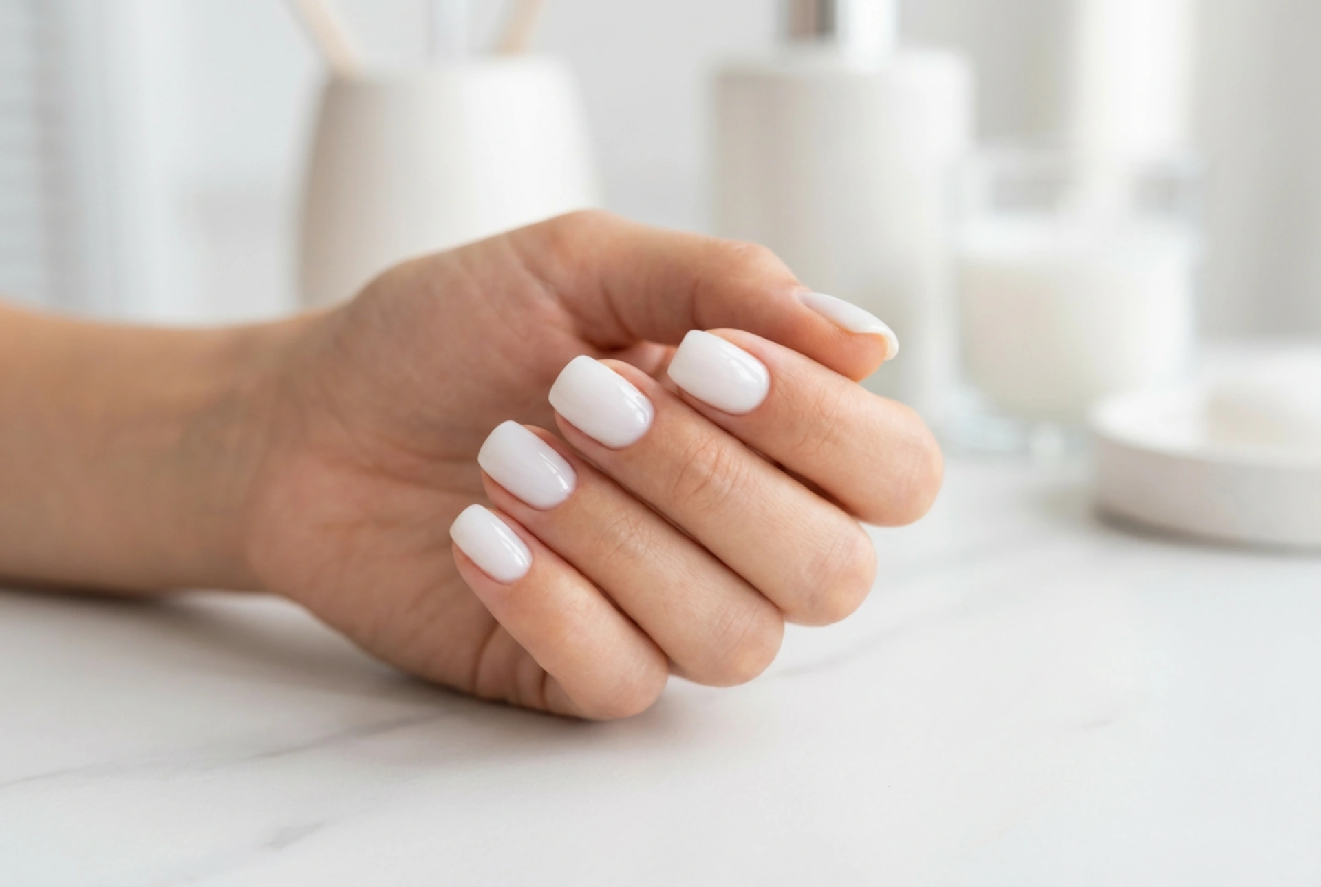 Mlečni hibridni lak: kako se izogniti progam in doseči učinek mlečne ploskve