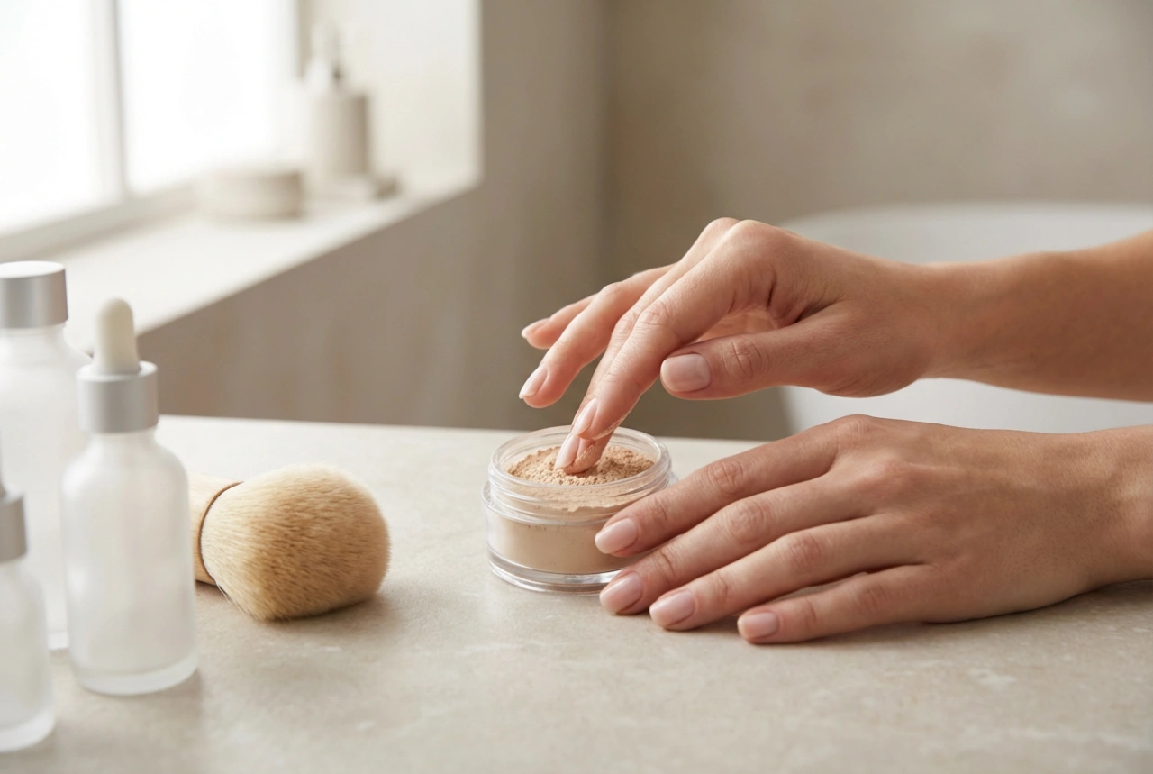 Titanska manikira (dip powder): kako deluje sistem in kako se nanaša