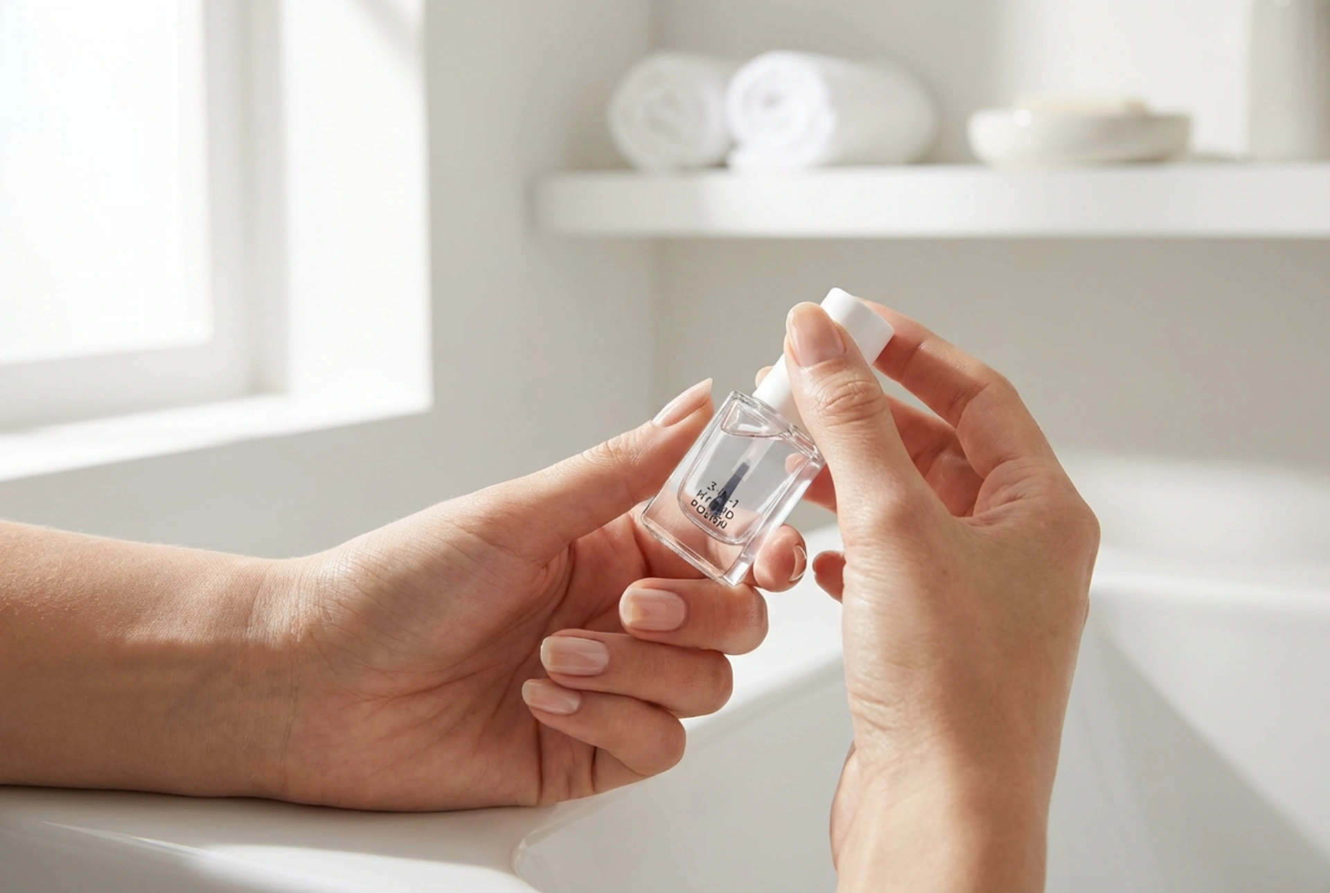 Hibridni lak 3 v 1: hitra manikura za zaposlene korak za korakom