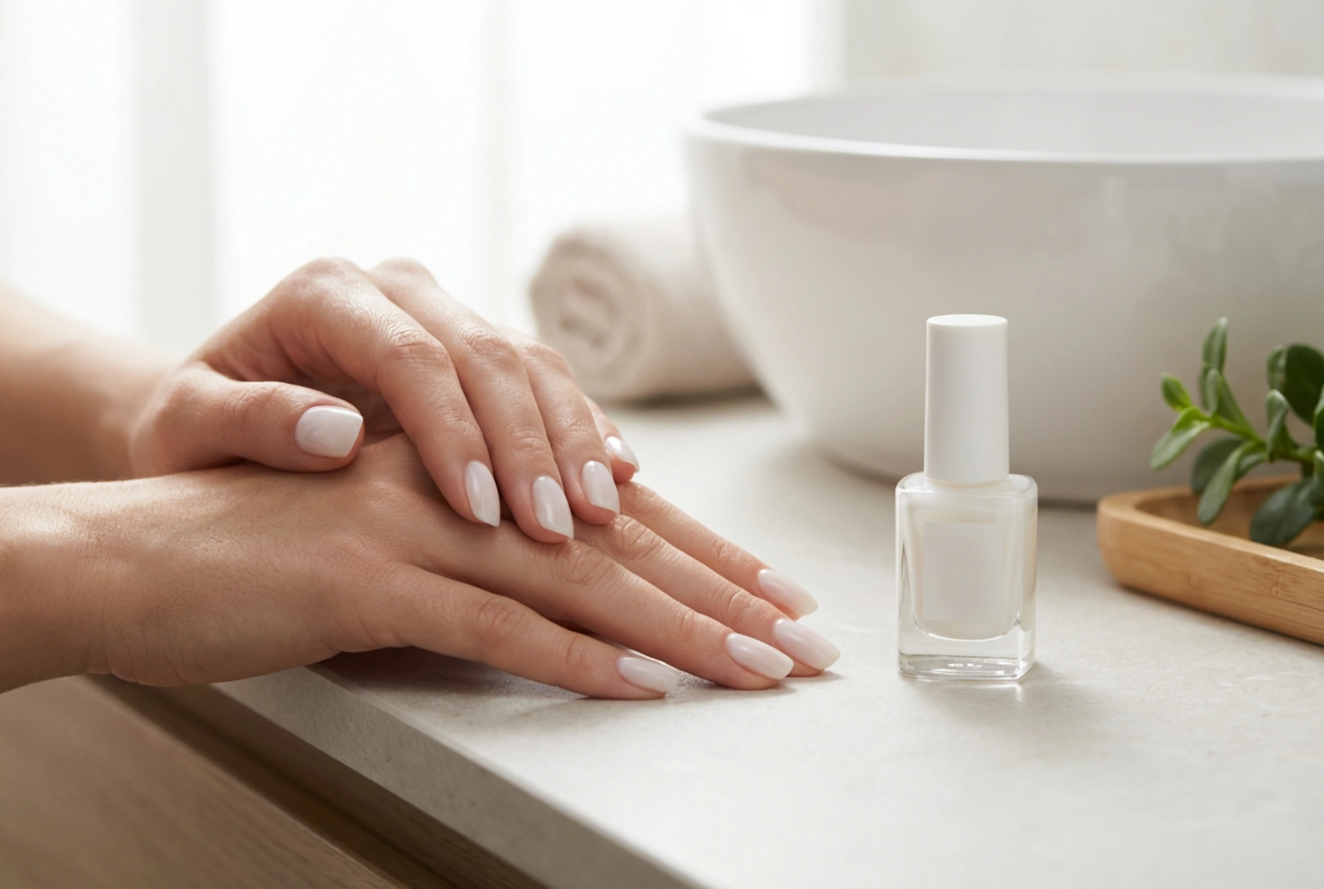 Mlečni hibridni lak: subtilna prekrivnost in popoln zaključek