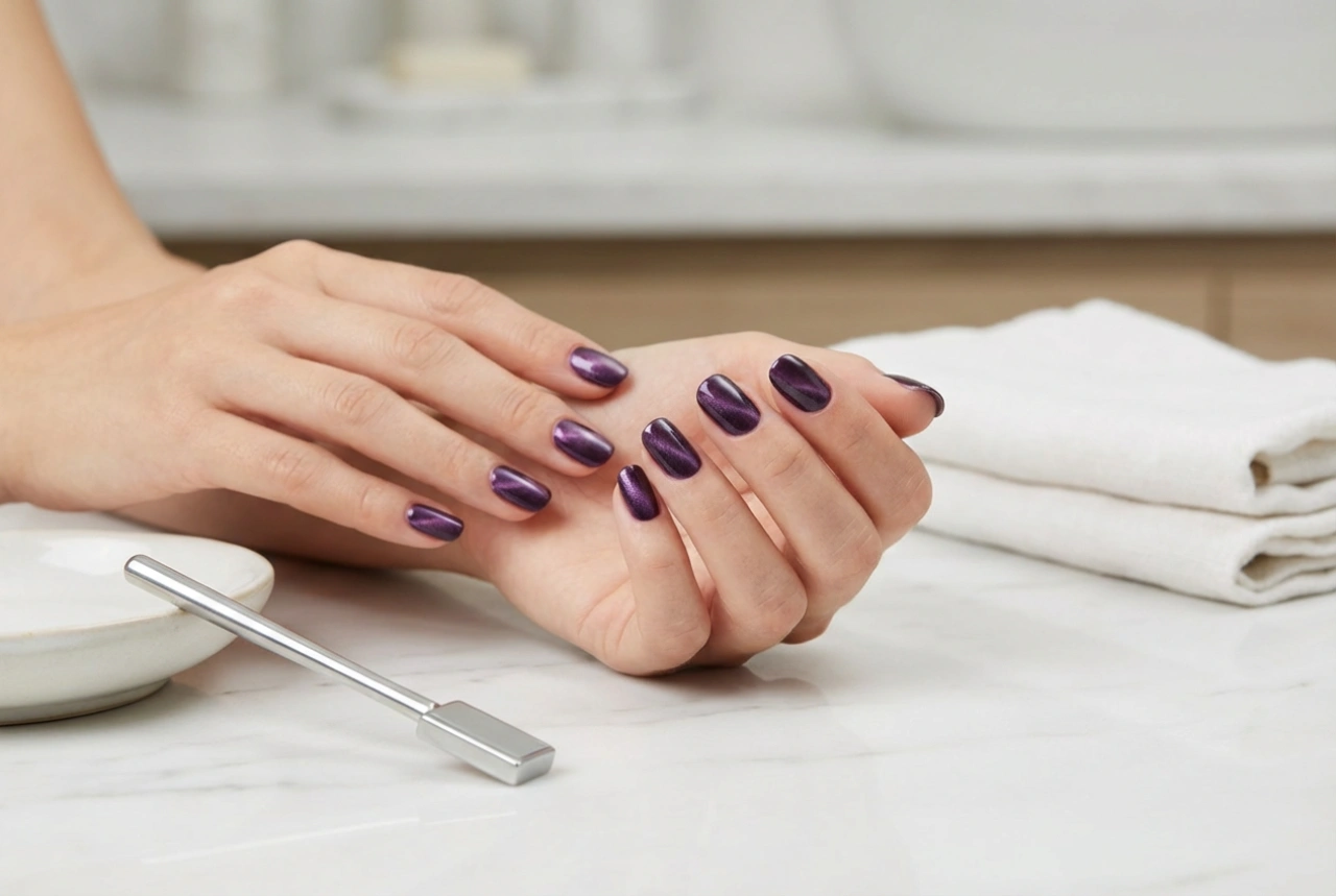 Magnetni laki: pripomočki, razporeditev delcev in obstojen zaključek