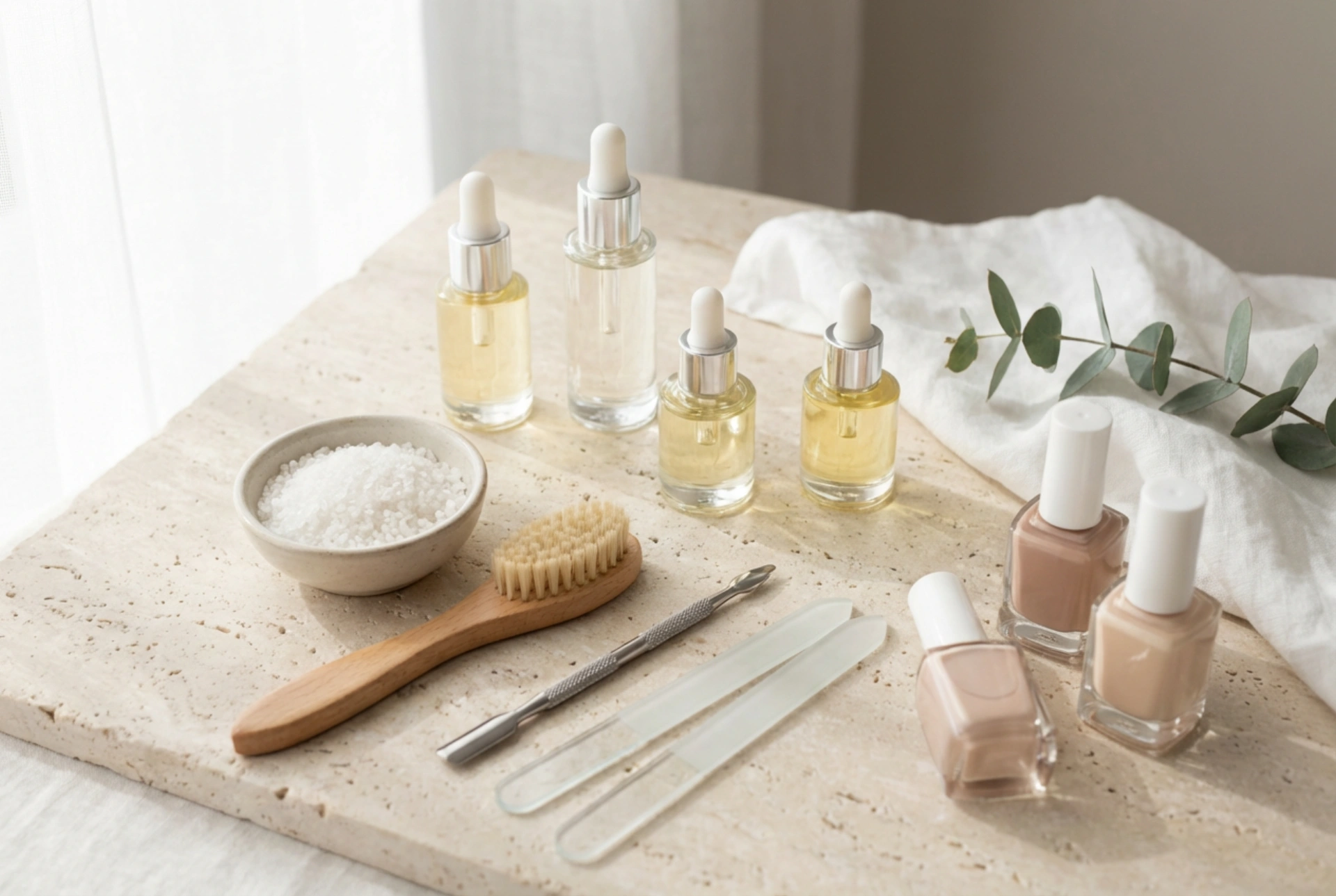 Japonska manikura: komplet in tehnika izvedbe korak za korakom doma