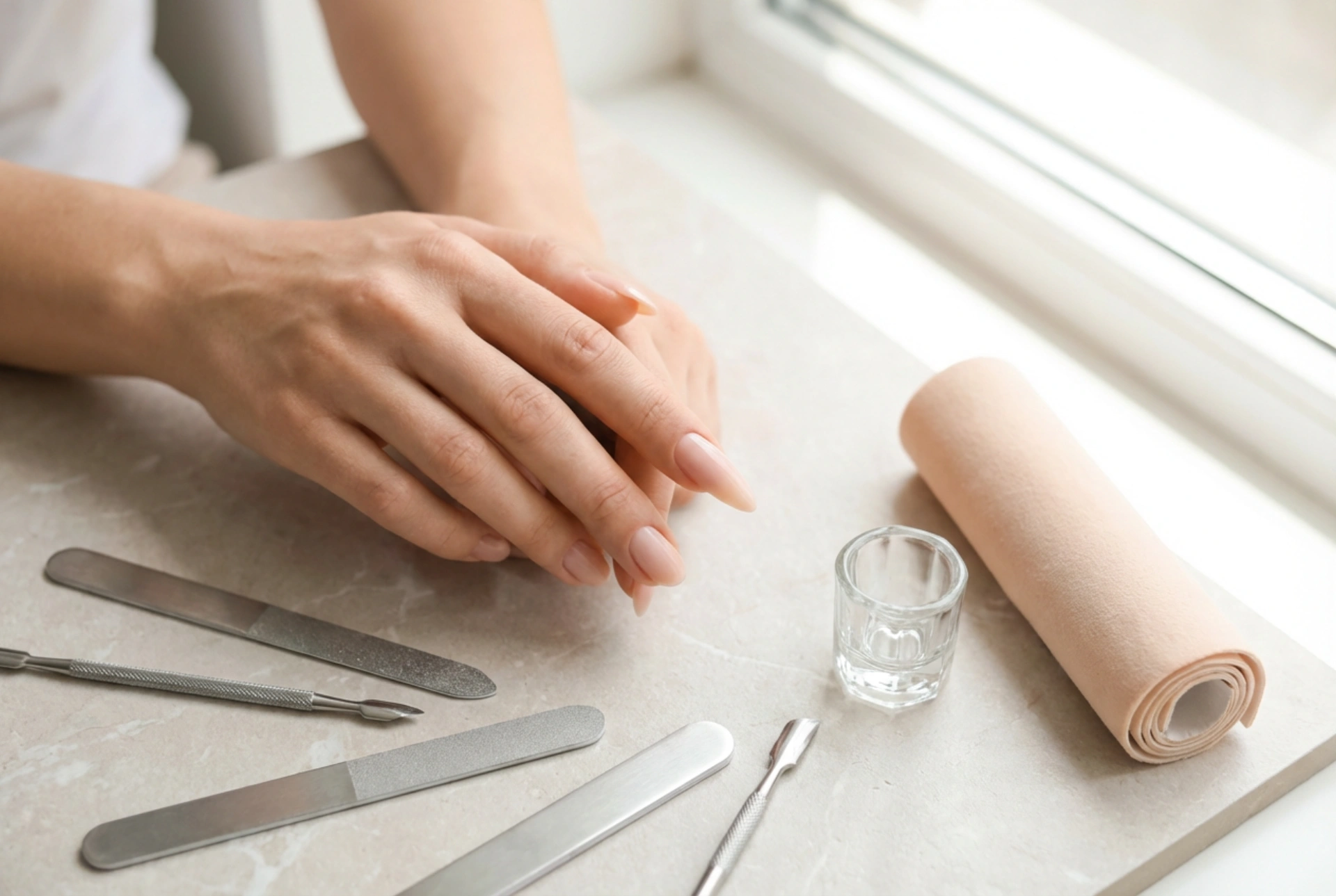 Podaljševanje nohtov na šablono korak za korakom: priprava, gradnja, piljenje