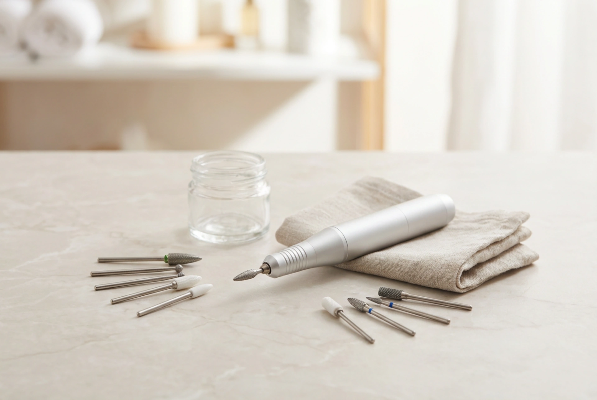මිනි නියපොතු ශෝධන යන්ත්‍රය (Mini Nail Drill): එය භාවිතා කරන්නේ කවදාද, බිට් වර්ග සහ නිවැරදි භාවිත තාක්ෂණය