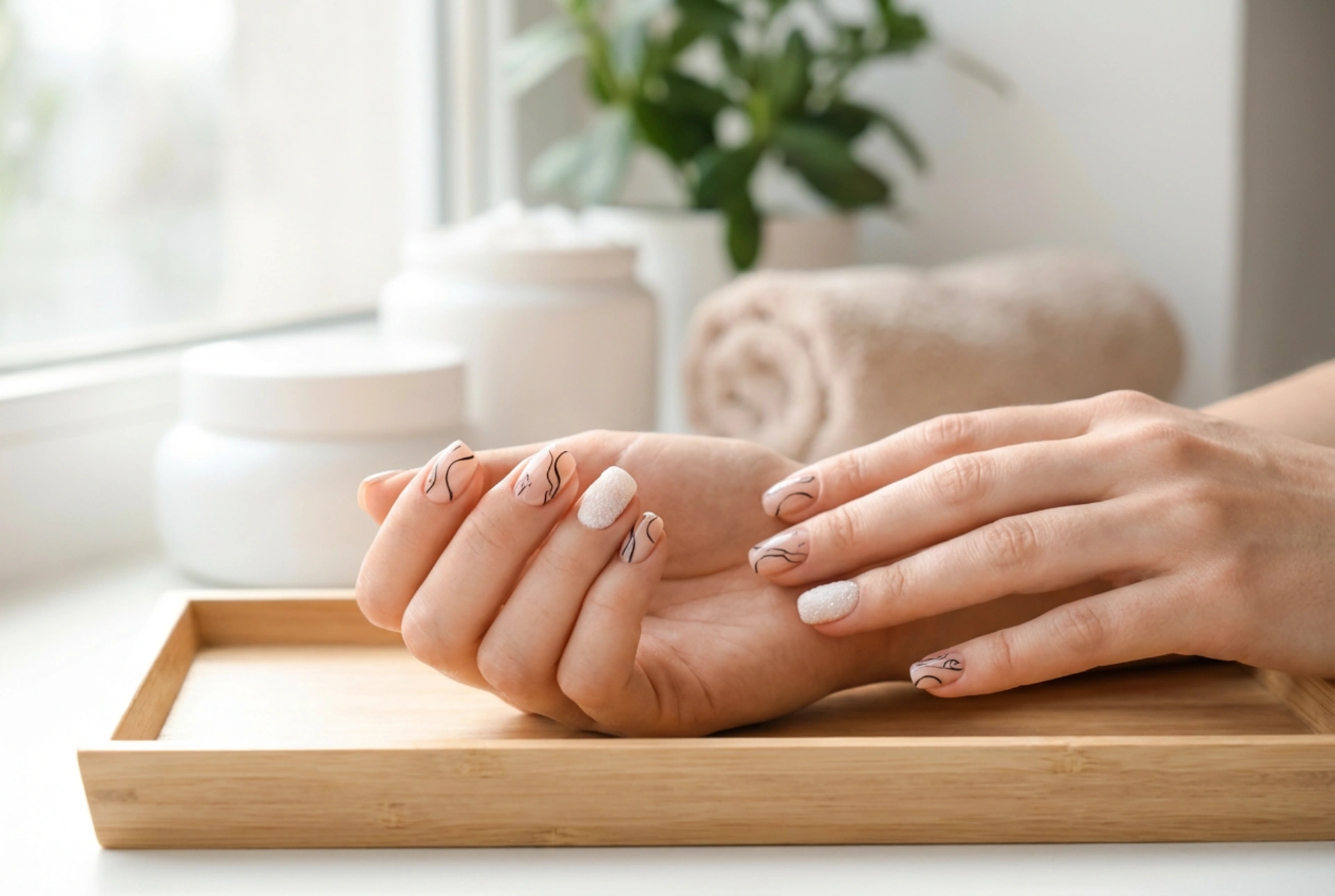 Gel za poslikavo: tehnike line art, sladkorni učinek in utrjevanje brez pokanja