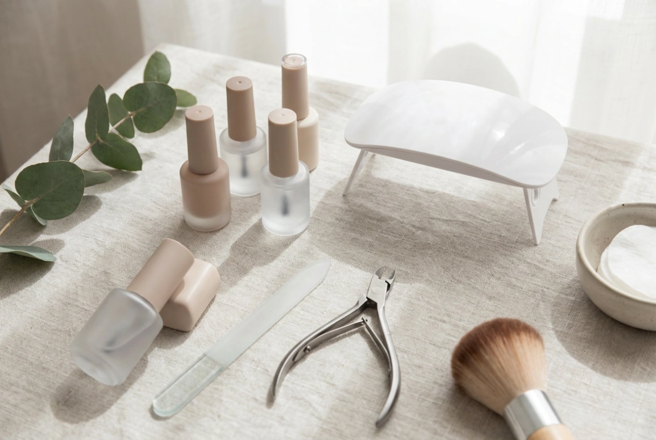 Set za gel nohte: seznam izdelkov in osnove dela