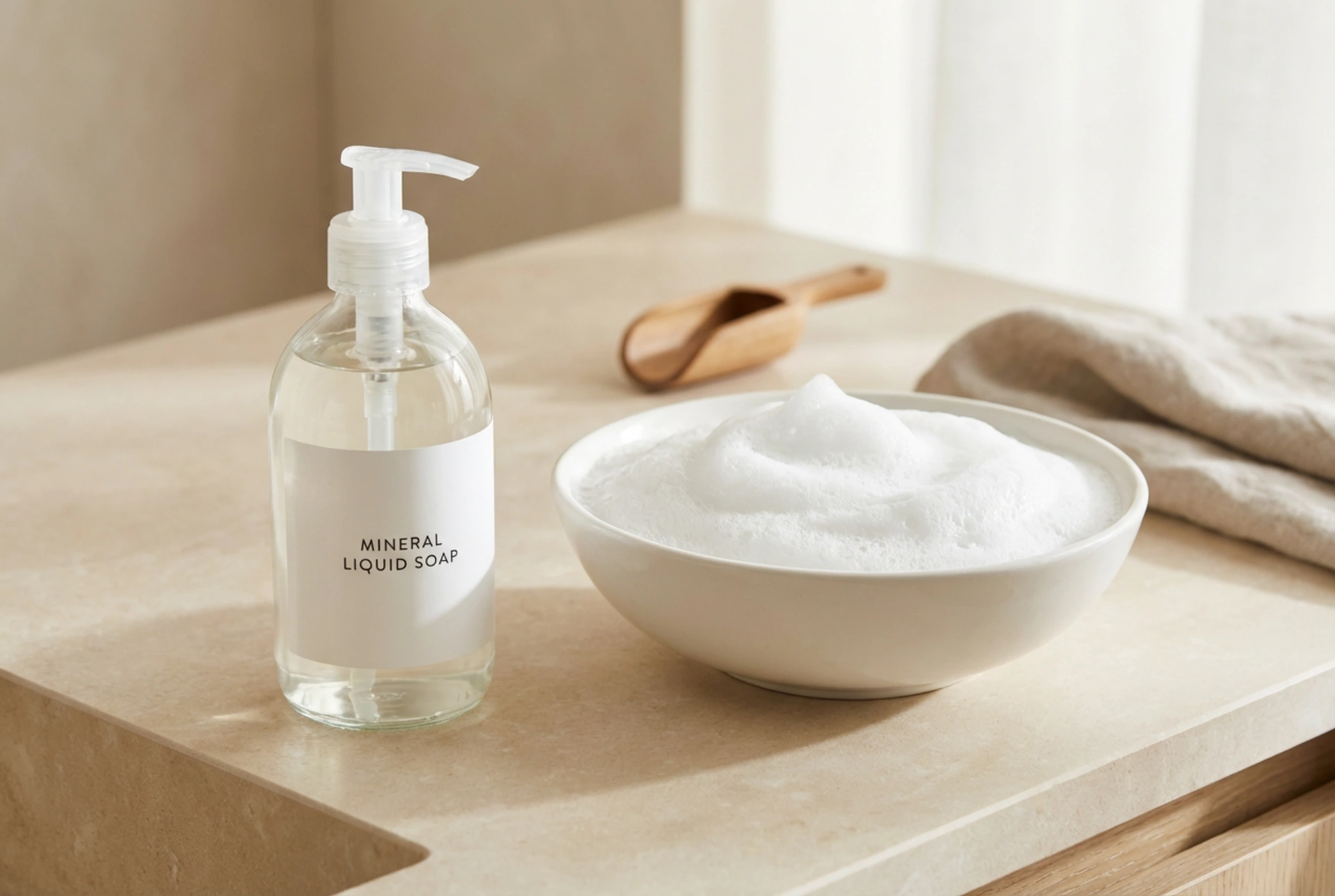 Tekoče mineralno milo: nežno čiščenje korak za korakom