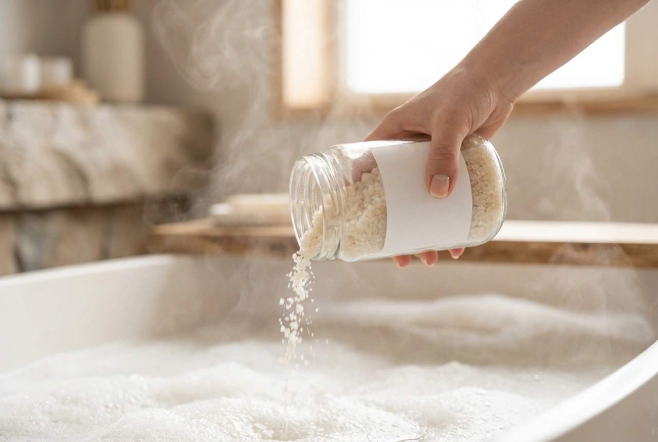 Magnezijeva sol za kopel: sproščujoč domači spa korak za korakom