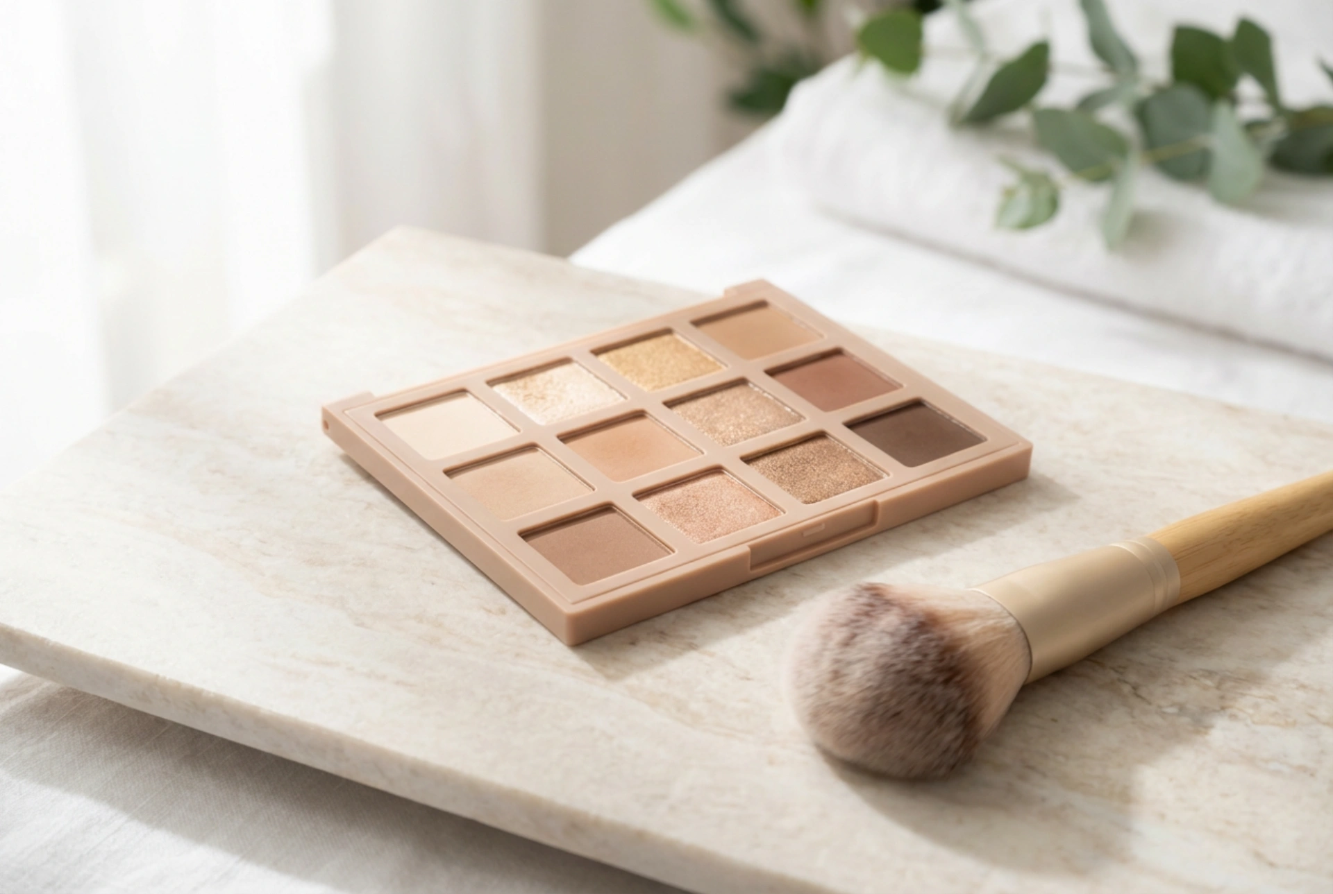 Nude paleta senčil: nevtralno ličenje korak za korakom in izbira odtenkov
