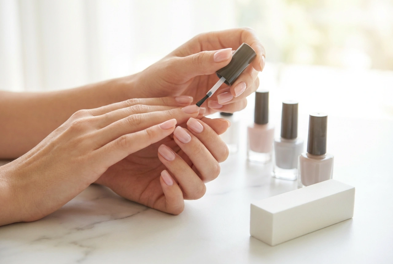 Hibridna manikura korak za korakom: od razmaščevanja do nadlaka