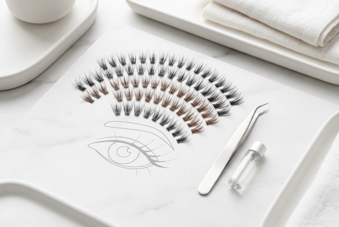 Umetne trepalnice v šopkih: izbira dolžine in mapiranje očesa