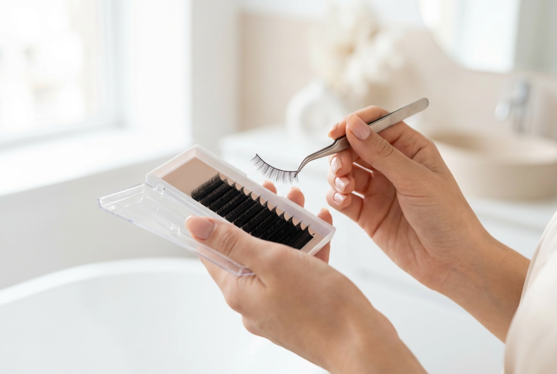 Umetne trepalnice korak za korakom: prilagajanje dolžine in linije