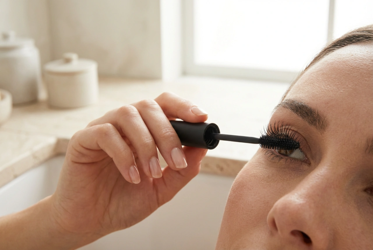 Učinek 2 v 1: maskara za zgostitev in podaljšanje trepalnic