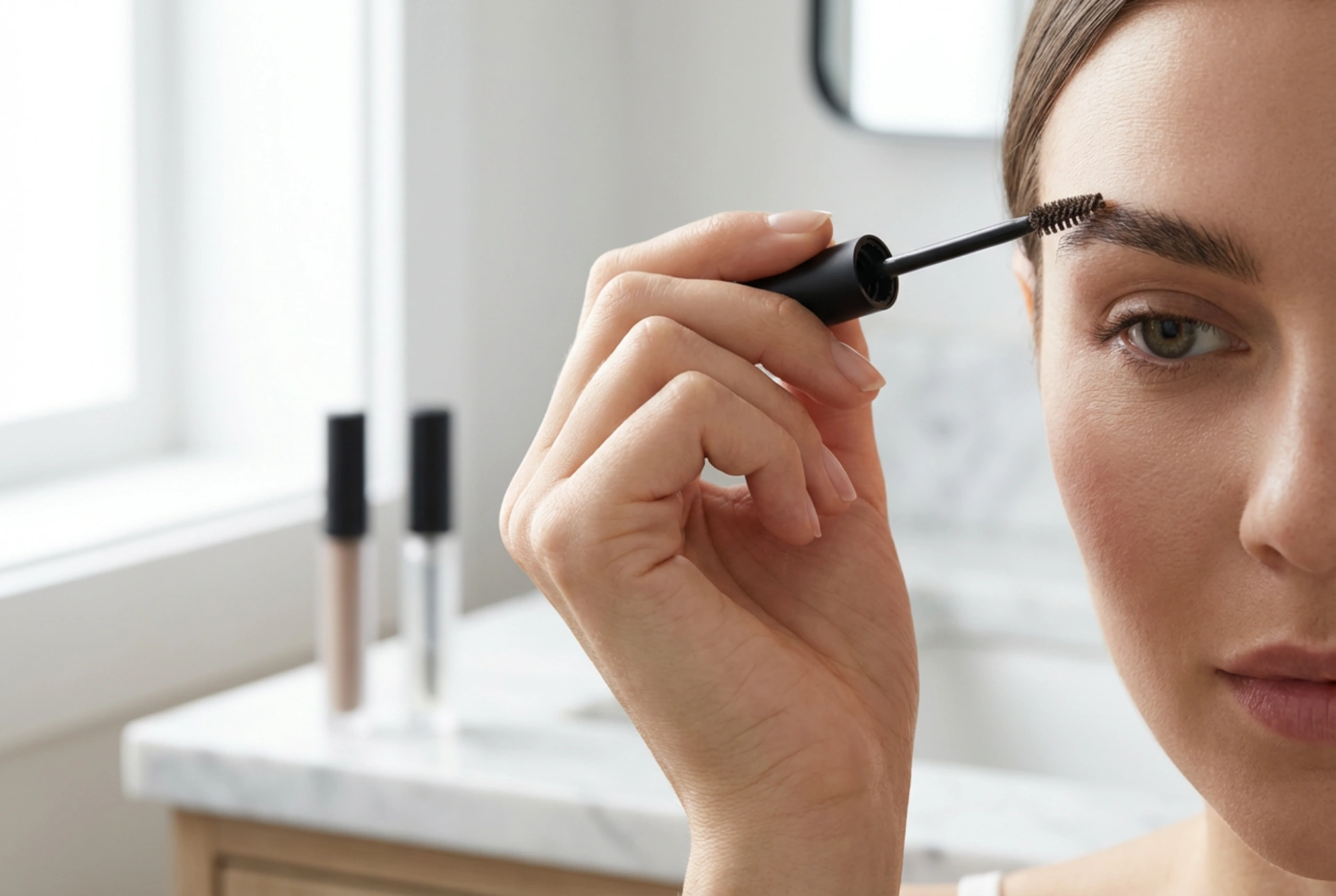 Geli za obrvi: kako izbrati odtenek in utrditi obliko za cel dan