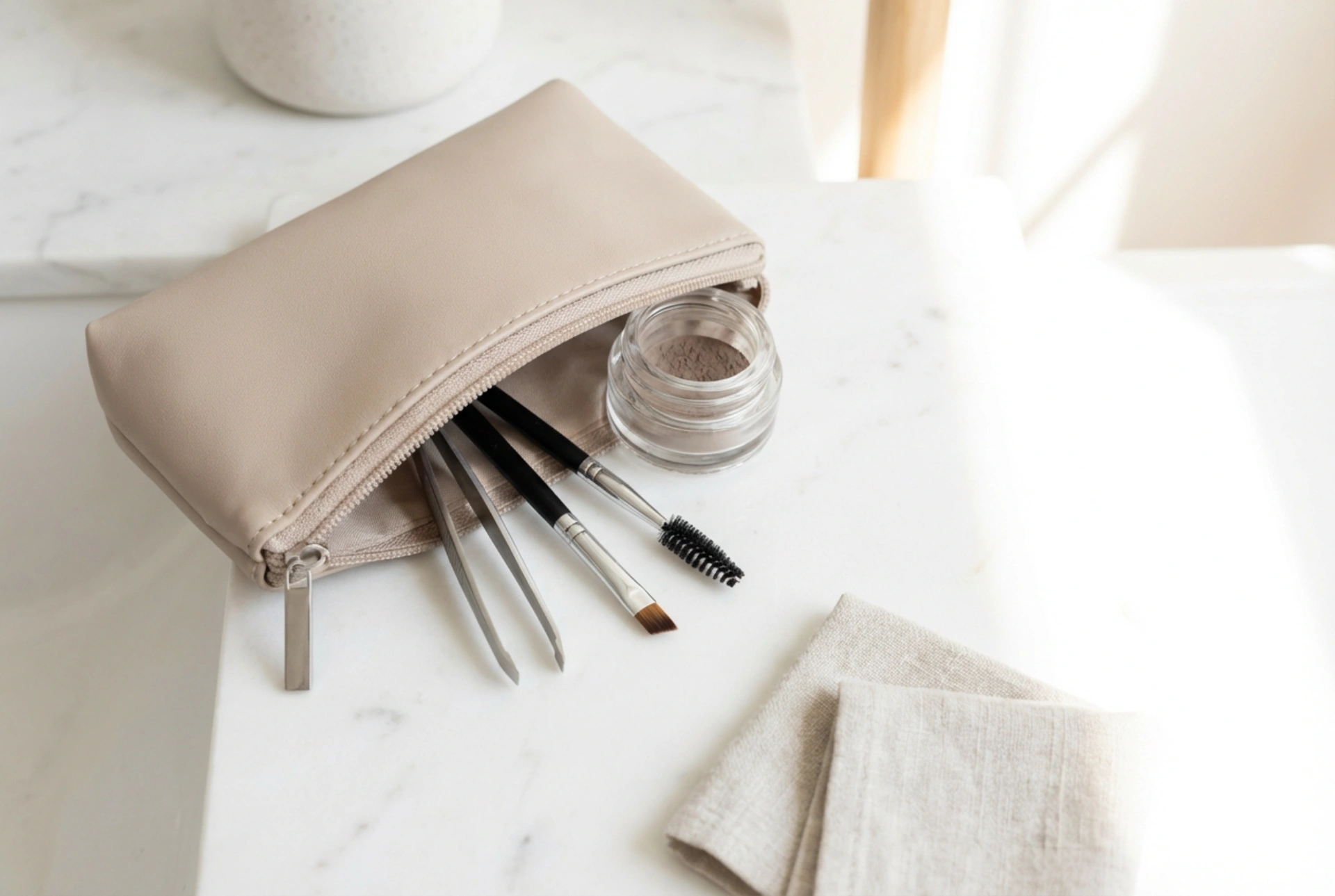 Komplet za obrvi: Popoln vodnik za uporabo vseh elementov