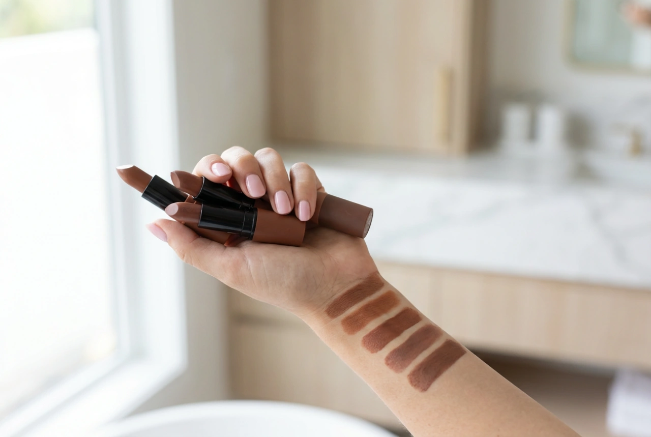 Rjava šminka: izbira odtenka glede na polt in barve oblačil
