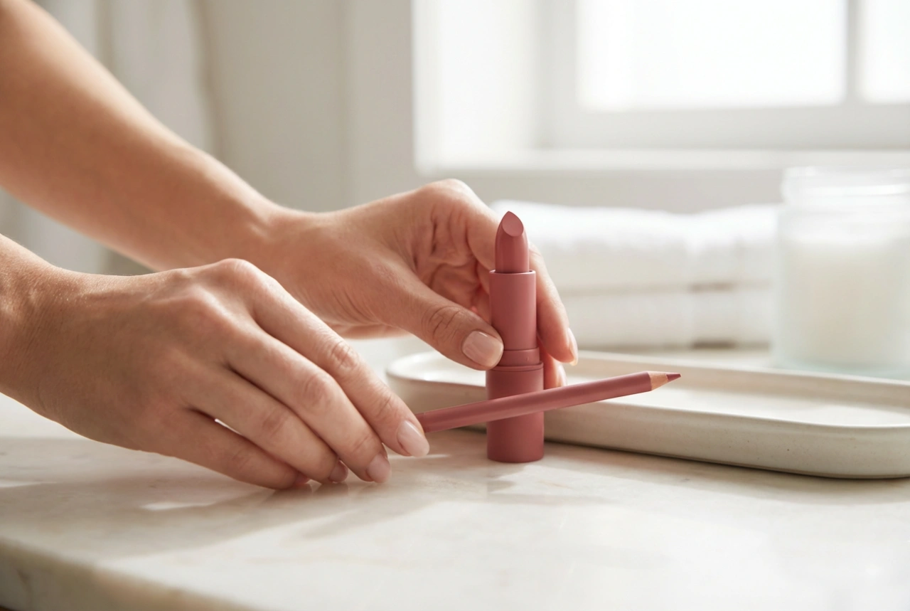 Šminka in svinčnik za ustnice: popoln duet za polnejše in obstojnejše ustnice