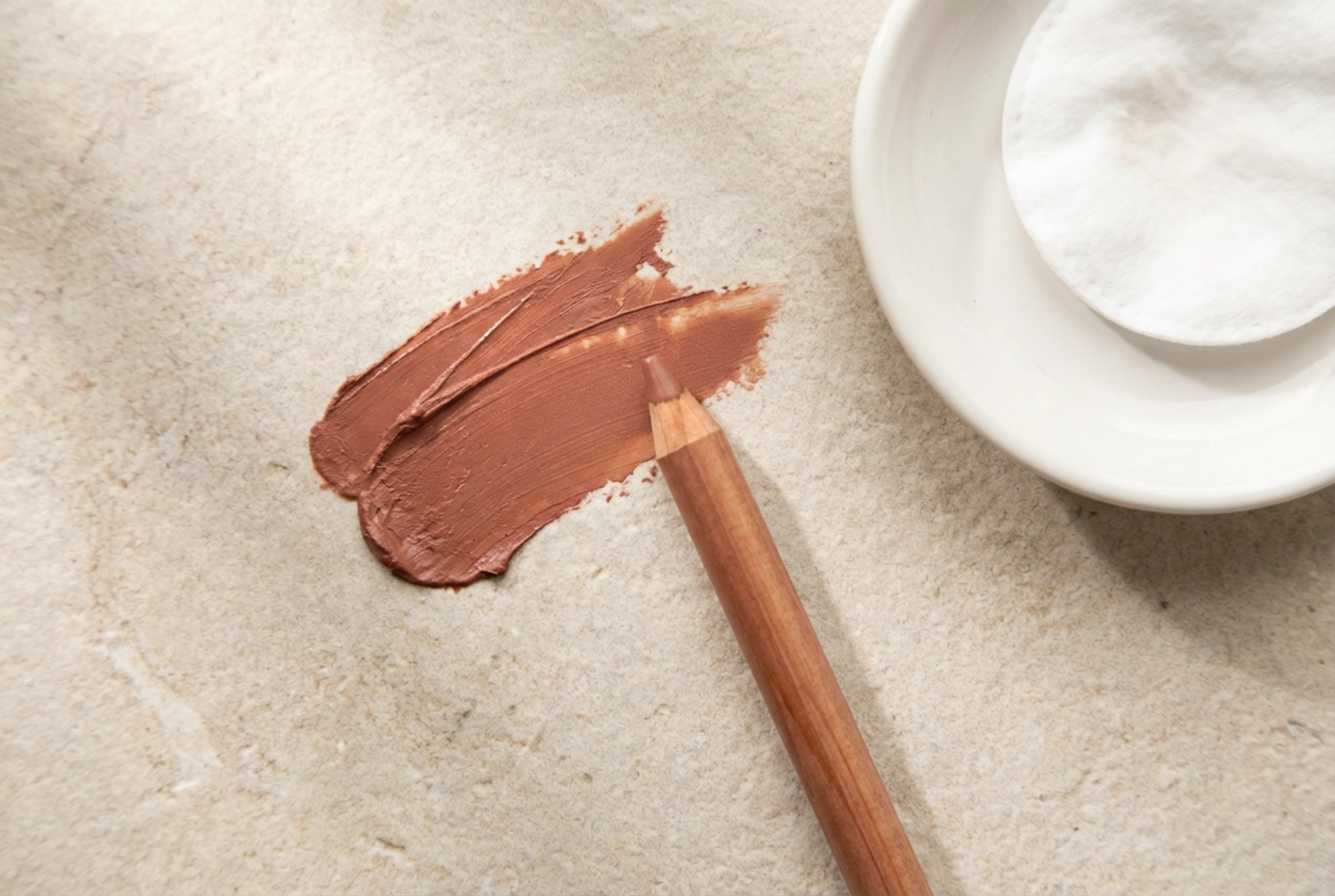 Rjavo črtalo za ustnice: obroba, polnjenje in mehki prehodi