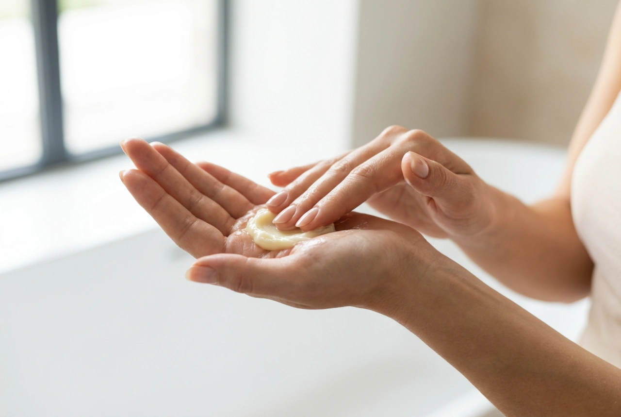 Karitejevo maslo za masažo: priprava, topljenje v dlaneh, tehnika