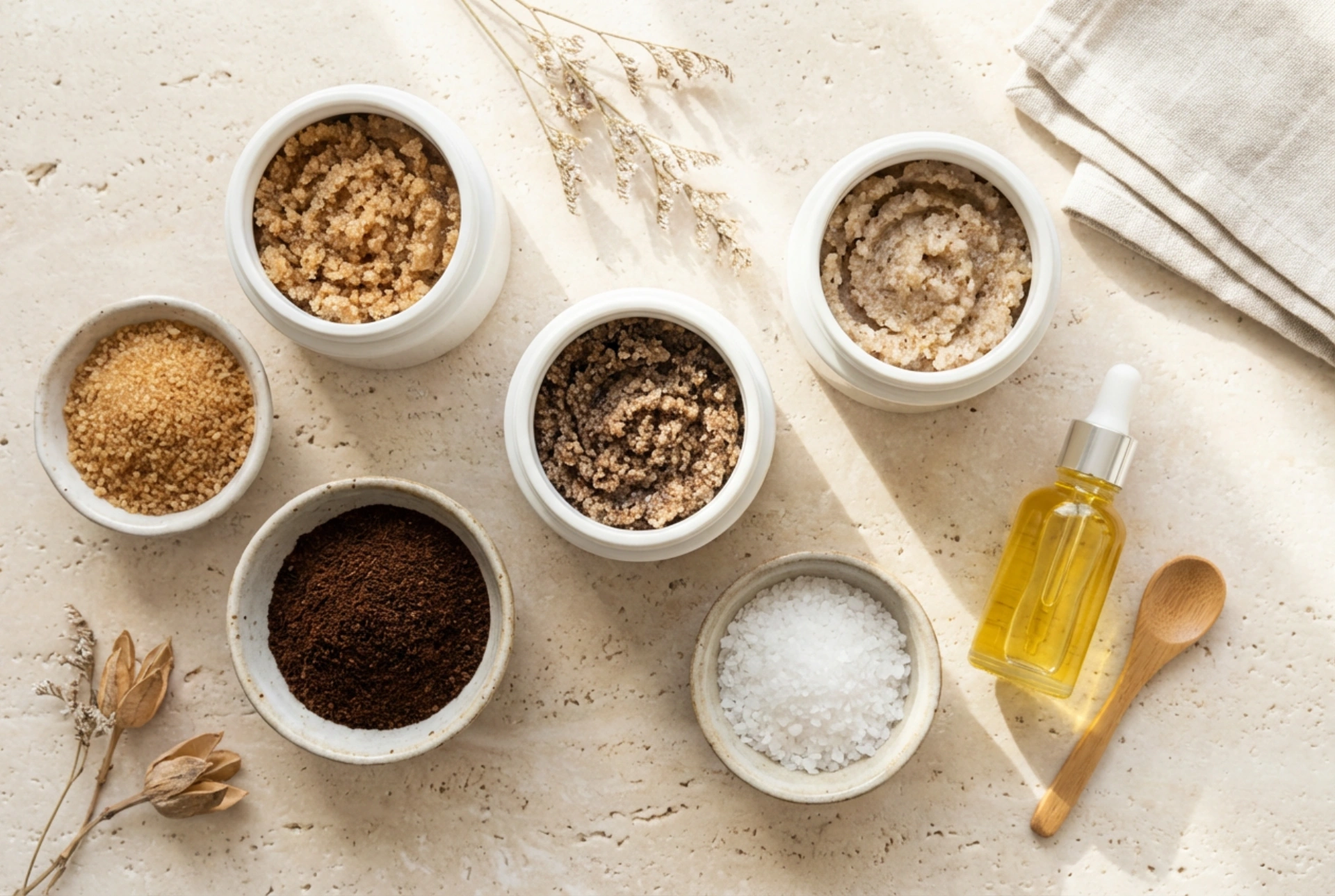 Piling za telo v vaši rutini: kako izbrati zrnatost in olja