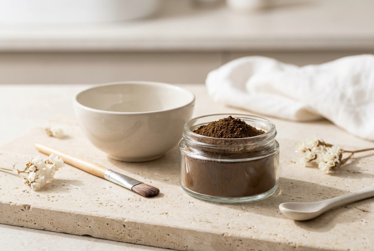 Pudrasta kana za obrvi v praksi: priprava in nanos