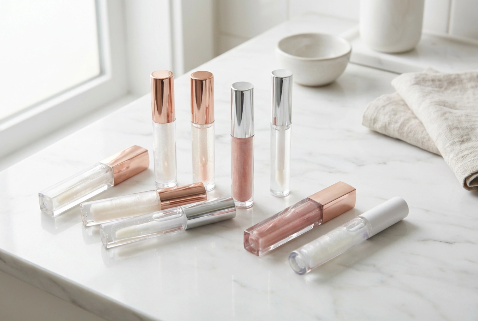 Lup gloss තෝරාගැනීම සහ එහි කල්පැවැත්ම වැඩි කරගන්නා ආකාරය