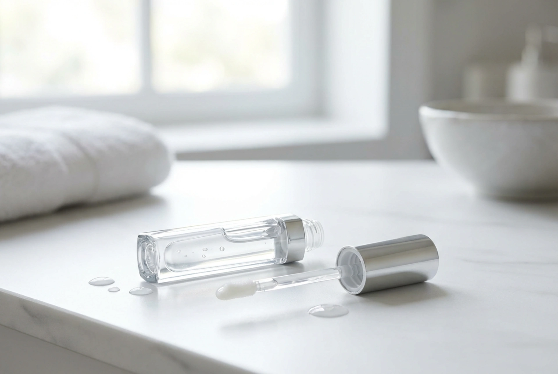 Prozoren glos za ustnice: vlaženje, sijaj in higieničen nanos